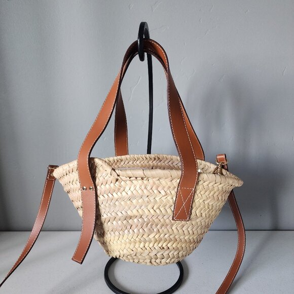 Doum Straw Tote "EUC" - Picture 14 of 16